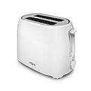 Wipro Vesta Bread Toaster BT101 750 Watts Auto Pop up with Removable Crumb Tray, 7 Browning Levels (White), Standard