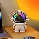 Cute Cartoons Colourful Ambient Light Wireless Speaker, Astronaut Portable Wireless Small Speaker, Loudly Stereo Sound Decor for Home/Party/Outdoor/Beach,Fashion Style Bedroom Office Desk My Order