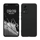 kwmobile Case Compatible with Vivo V21 5G Case - Protective Slim TPU Cover with Soft Matte Finish - Black Matte