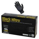 BLACK DISPOSABLE POWDER FREE NITRILE GLOVES FOOD INDUSTRIAL MEDICAL PROTECTION