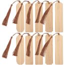  10 Sets Office Supplies Cute Bookmarks Aesthetic Bamboo Board