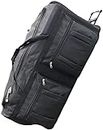 Archibolt 46-inch Duffle Bag with Wheels - Bottom Wheeled Rolling Duffel Bag - Oversized Travel Luggage Heavy Duty Duffle Bag for Military Bag, Sports, Gym, Travel