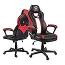 JOYFLY Gaming Chair for Adults Gaming Chair, Racing Style Ergonomic Office Chair with Adjustable Swivel Chair with Lumbar Support(Red)
