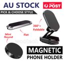 Universal Car Magnetic Phone Holder 360° Foldable Dashboard Mount iPhone Samsung