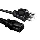 Digipartspower 6ft AC Power Cord Cable for Yamaha Tyros 4 Pro Arranger Digital Workstation