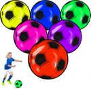 6 STCK. Kunststoff PVC Fußball für Kinder (entleert) leichte Party aufblasbare Kugel