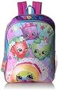 Moose Girls' Shopkins Backpack with Plush Applique, Purple, One Size