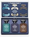 Perfumers Club "Best Fragrance for Unisex Aquatic and Citrus" Gift Set of 3 (AquaCool + Royale + Achieve) Upto 24 hrs lasting (Eau De Parfum)