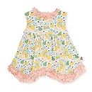 Magnetic Me Toddler Girls Dress Soft Modal Clothing Outfit Citrus Bloom 3T