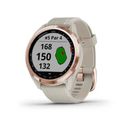 Garmin Approach S42 GPS Smartwatch Rose Gold with Light Sand Band 010-02572-12