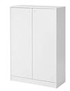 MARIAS KOMMERCE KLEPPSTAD Shoe Cabinet/Storage, White, 80x35x117 cm