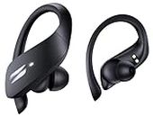 Wireless Earbuds Bluetooth Headphones 80Hrs Playtime IPX7 Waterproof Sports Ear buds Build-in Mic Over Ear Earphones with Earhook Bluetooth 5.3 Headsets Digital Display for Workout Phone Laptop Black