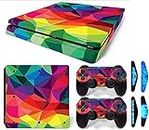 GRAPHIX DESIGN Theme 3M Skin Sticker Cover for PS4 Slim Console and Controllers [Video Game]