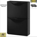 IKEA TRONES Shoe/storage wall cabinet, black 20½"x15⅜" FREE SHIPPING, NEW!