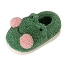 MYADDICTION Cartoon Women Frog Shape Plush Slippers Non Slip for Home Farmhouse Girls 38-39 Clothing, Shoes & Accessories | Womens Shoes | Slippers