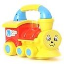 Play Nation Premium Bump & Go Musical Toy Train for Kids | Push Along Toy Train for Kids, Boy & Girl | Best Birthday Gift | BIS Certified | Yellow & Red