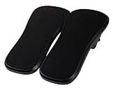 Mind Reader 2 Pack Wrist Rest Pad Clamps, Attaches to Desk, for Office, Computer, Laptop, Mac, Easy Typing Pain Relief, Black