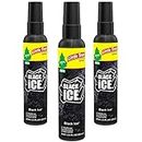 Little Trees Spray Car Air Freshener 3-PACK (Black Ice)