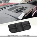 Car Front Dash Storage Box Tray Trim For Ford F150 F-150 21-23 Accessories Black