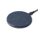 Native Union Drop - High Speed Wireless Charger [Qi Certified] 10W Non-Slip Fast Wireless Charging Pad - Compatible with iPhone 12/12 Pro/12 Pro Max/12 mini/11/11 Pro/11 Pro Max (Indigo)
