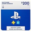 $200 PlayStation Store Gift Card - CANADA [Digital Code]