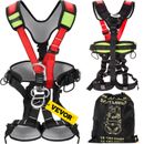 VEVOR Protection Rock Tree Climbing Full Body Safety Harness Equipment Fast 22KN