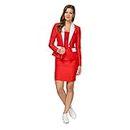 Suitmeister Damen Weihnachtsanzug - Santa Mrs. Clause Outfit - Tailliert Party Kostüme - Rot - Size S