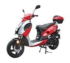 SmartDeals Now brings Brand new 150cc Gas Street Legal Scooter with trunk - Red