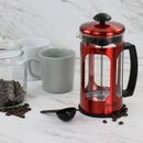 Mr. Coffee 30Oz Glass & Stainless Steel French Coffee Press In Purple Glass in Red | 9 H x 5.3 W x 3.7 D in | Wayfair 951106398M