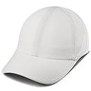 GADIEMKENSD Performance Running Hat for Women Summer Sun Ponytail Hats Stretchy Golf Hats Men Cooling Breathable Vented Mesh Ball cap for Hiking Tennis Workout Gym Outdoor Sports White
