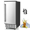 Free-Standing Built-in Ice Maker /Under Counter Machine 80lbs/Day w/ Light
