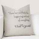 Hotel de Fitzgerald 18" Embroidered Pillow