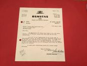 Osmotas Ltd 1952 Hygiene & Sanitation Specialists Bristol receipt  R35192