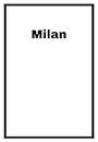 Milan - Decorating Book: Large Decorative White Book - Dot Graph Paper - 500 sheets - 6.69x9.61 - For Bookshelf, Coffee Table, Tabletop, Side table, Sofa Table, Console Table