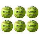 PHINIX Slow-Pitch Softballs Professional Quality Practice Competitions 11" & 12" Options (COR .52 / Comp.300) (12 Inch Box of 6)