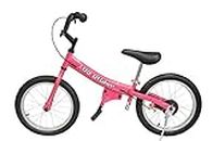 Glide Bikes Kid's Go Glider Balance Bike, Pink, 16-Inch