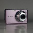 Sony Cyber-shot DSC-W210 12.1MP Pink Digital Camera + Case + SD Card 4GB - Rare