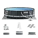 Intex 16ft x 48in Ultra XTR Pool Set with Sand Filter Pump, Ladder, Ground Cloth & Pool Cover