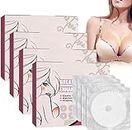 JJcyebz Natural Size Up Keratopeptide Protein Patch, Collagen Breast Enhancement Patches, Tightening and Ing Bust Patches, Natural Breast Nourishing Firming Patch for Lifting & Firming Breast (4Box/16pcs)
