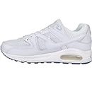 Nike Men's Air Max Command Running Shoes, White White White White 112, 11 US