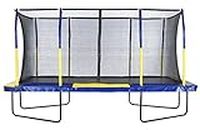 Upper Bounce Rectangle Trampoline Outdoor Set with Premium Top-Ring Enclosure System – Gymnastics Trampoline Rectangle for Kids - Adults - Supports Upto 500 lbs.