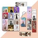 MACRO TAYLOR S COLORS OF COLLAGE HOUR A5 RULED DIARY WITH 6 FREEBIE BOOKMARKS & ONE KEYCHAIN