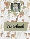 Alpaca's and Llama's Farm Animals Gifts Cute and cuddly Notebook and journals thoughts pets funny school office supplies: Cute and cuddly Notebook and ... birthday holidays kids adults neutral beige