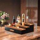 Wooden Cologne Organizer Solid Pine Wood Perfume Stand Cologne Shelf T4Y1