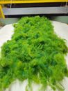 Crocodile Green - Hand-dyed Shetland Wool Roving  - 4 oz bags