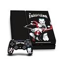 Head Case Designs Officially Licensed The Joker DC Comics Batman: Harley Quinn 1 Character Art Vinyl Gaming Skin Decal Compatible With Sony PlayStation 4 PS4 Console and DualShock 4 Controller Bundle