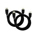 HDMI CABLE 2 PACK 4K HIGH SPEED with ETHERNET 3/6/10/15ft for HD LAPTOP LOT BULK