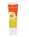 Maskosun | SPF 60 | Anti-Aging Sunscreen | For Sensitive Skin | Broad spectrum PA++++ | matte finish | 8 hours protection Pack of 50g