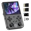 RG353VS Retro Linux System Video Handheld Game Console 3.5" IPS Screen RK3566 64bit Game Player 64G TF Card Built-in 4450 Classic Games Bluetooth 4.2 and 5G WiFi