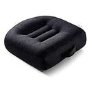 Portable car Booster Cushion - Office mat, Driver Booster seat car seat Cushion,Angle Lift Seat Cushions?Effectively Increase The Field of View by 12cm, Ideal for Office, Home (Black)